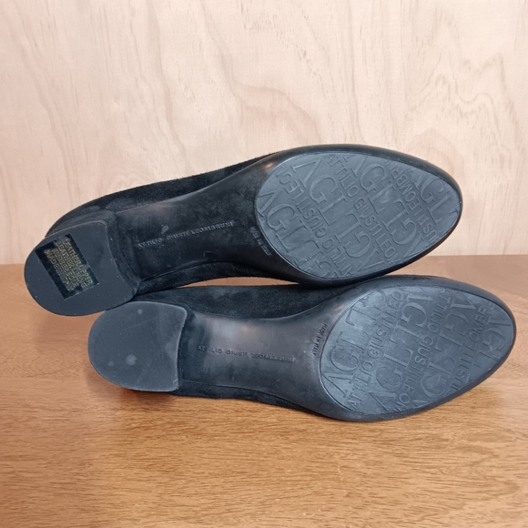 Attila Giusti Leombruni AGL Women's Kriston Heel Suede Pump Shoes Black 36.5 - Picture 11 of 11